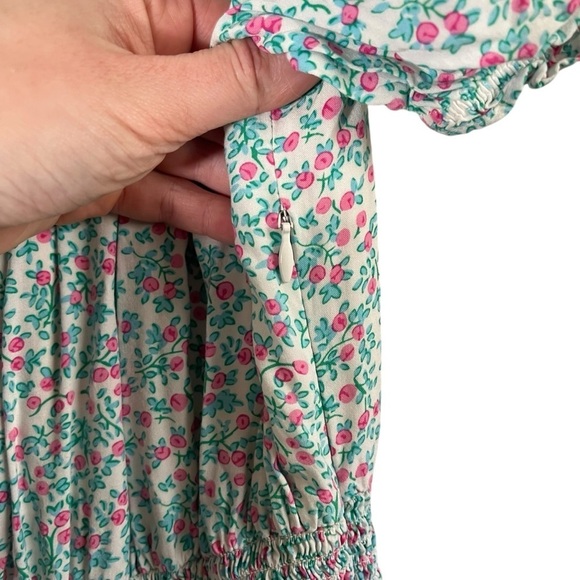 J. CREW Puff-Sleeve Midi Dress in Floral AO886 - Picture 9 of 15